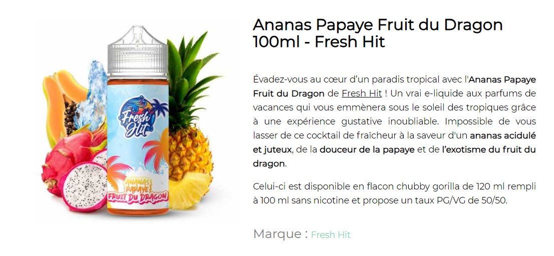 flacon eliquide pas rempli